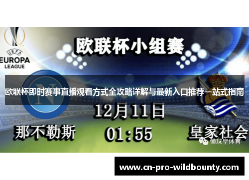 欧联杯即时赛事直播观看方式全攻略详解与最新入口推荐一站式指南